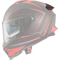 Premier Helmets Typhoon Helmet Rear Spoiler Noir