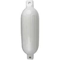 Seachoice Twin Eye Fender Blanc 16 cm x 58 cm