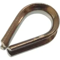 Goldenship Cosse-cœur Acier Inoxydable Aisi-304 10 Unités