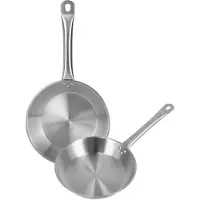 Wellhome Ensemble De Poêles 30/34 Cm 2 Pièces