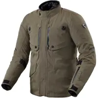REV'IT! Veste textile imperméable Revit Trench 2 GTX pour moto, olive, XL