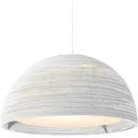 Graypants Lampe suspendue Dome36 blanche