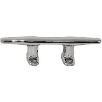 PLASTIMO Rond L Chrome Mooring Cleat Argenté 200 mm