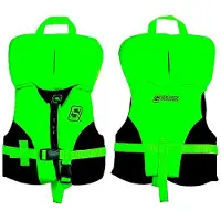Seachoice Evoprene Multi Sport Junior Life Jacket Vert 30 Lbs