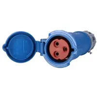 MENNEKES Power Top Ip54 3 Pole Extension Lead Plug 32a Bleu