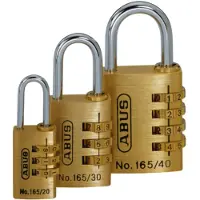 ABUS Cadenas à Combinaison 165/40mm Classik Laiton