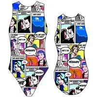 Turbo Comic Swimsuit Multicolore M Femme