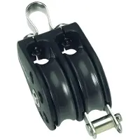 Barton Marine Poulie Double à œil Fixe