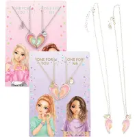 TOPModel - BFF Necklace - 40 cm chain with 5 cm extension, (Laiton, Zinc, 40 cm)