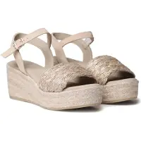 Toni pons Rocio-ph Esparto Wedge Sandals Beige EU 39 Femme
