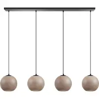Eth Suspension 4 lumières Orb Saturn Droit avec un effet unique