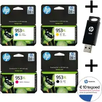 HP 953 XL Multi Bundel - Met Gratis 32 Go USB Stick & Instant Ink tegoed