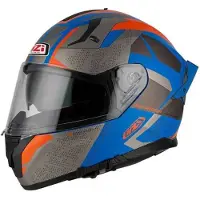 Nzi Go Rider Stream Trident Full Face Helmet Multicolore M