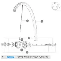 Mavic Jante Aksium Disc Allroad