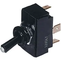 Sierra Tip Lit Toggle Switch 11-tg40320 Noir