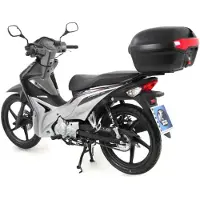 Hepco&Becker Honda Wave 110 I 12-16 650975 01 01-089 Bl Top Case Argenté
