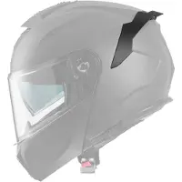Premier Helmets Legacy Gt Helmet Rear Spoiler Noir XS-M
