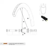 Mavic Jante Cosmic Pro Carbon Sl Ust Disc 20 Front