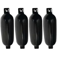 Seachoice Twin Eye Fender Noir 21 cm x 68 cm
