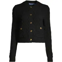 Ralph Lauren Cardigan or / noir