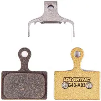 Braking Shimano Dura Ace/ultegra Metallic Carbon Disc Brake Pads Doré