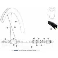 Mavic Jante Cosmic Pro Carbon Ust Disc Rear