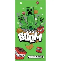 Minecraft Boom Badetuch, Strandtuch 70x140cm (140 x 70 cm)