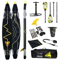 Yellowv Stand Up Paddle Board - SUP BOARD gonflable (13 pieds / 400 cm) Heartbeat 13 "Tugela" - Sport