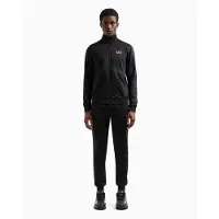 EA7 pour homme. 8NPV65_PJHCZ Tracksuit Core Identity noir (XXS), Casuel, Sport, Multisport, Polyester, Manche longue