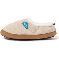 Nuvola . Chaussons Homme Femme Antidérapants chaudes rembourrées confortables crème 40-41 -UNCODY