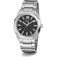Gc Collection Z26004G2MF GC Coussin Sleek Metal noir argent Montre pour homme NEUVE