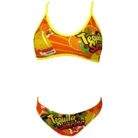 Turbo Tequilla Sunrise Bikini Orange 9-10 Years Fille