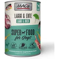 Mac'S 24x400g Adult agneau & canard nourriture pour chien humide