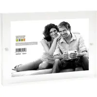 Deknudt Cadre photo magnétique et transparent 20 mm d'épaisseur 18x24 S58SA2