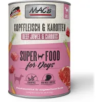 Mac'S 24x400g Adult viande de tête & carottes nourriture pour chien humide