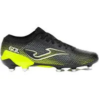 Joma Homme Gol 25 FG Terrain Ferme Chaussures de Football Noir/Fluoro Yellow