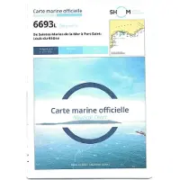 PLASTIMO Belle-ile Shom Marine Charts 7142 L Clair 84 x 120 cm