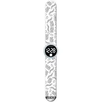 Watchitude Slap Watch Gummies Colorable Clock Argenté