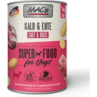 Mac'S adulte superfood 6 x 400 g - veau, canard
