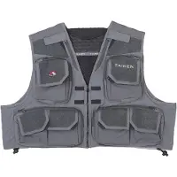 Taimen Selenga Horizontal Fishing Vest Gris L Homme