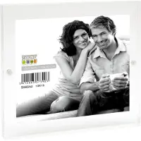 Deknudt Cadre photo magnétique et transparent épaisseur 20 mm 13x13 S58SA2