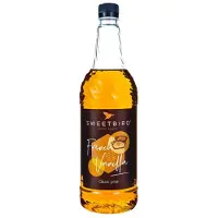 Sweetbird Sirop pour café , saveur vanille française, 1 litre