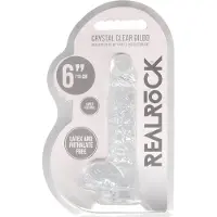 Realrock - gode réaliste transparent - 15 cm