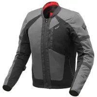 T-ur Veste d'été Atlas Gris Noir avec homologation européenne taille S