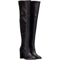 Wonders pour femme. M-5146_5098_5792 Bottes En Cuir Isabella Noir (35), 5 à 8 cm, Aucun