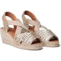 Toni pons Salina Esparto Wedge Sandals Beige,Doré EU 42 Femme