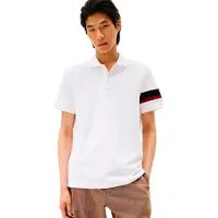 Tommy Hilfiger Rwb Regular Fit Short Sleeve Polo Blanc S Homme