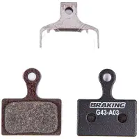 Braking Shimano Dura Ace/ultegra Organic Disc Brake Pads Argenté