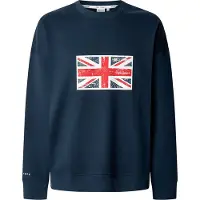 Pepe Jeans pour homme. PM582845 Union Crew Sweatshirt navy (XL), Casuel, Coton, Durable, Marine