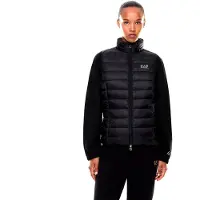 EA7 pour femme. 7W000472_AF12477 Gilet pliable rembourré Core noir (L), Casuel, Polyamide